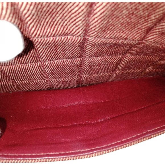 2991018BA (X6) Chanel Shoulder Bag Red Canvas - Picture 10 of 13